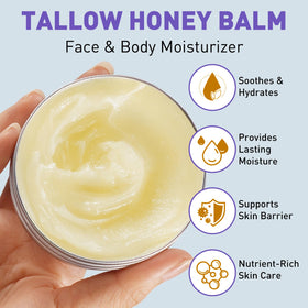 Mulukiss creamy balm texture on spoon showing smooth spreadability