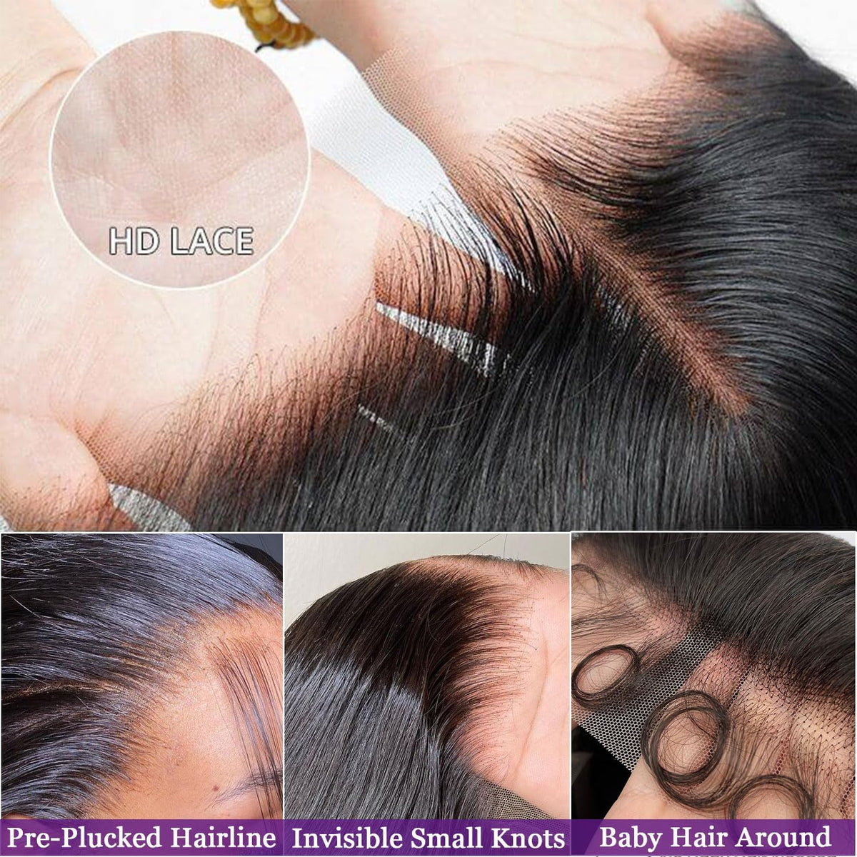 MUNONG wig cap interior with adjustable straps and four combs for secure fit