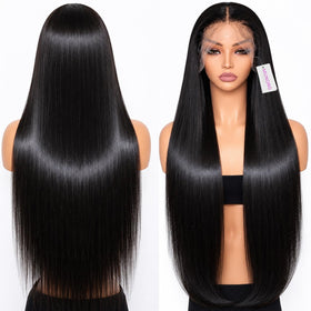 MUNONG close-up of 13x6 HD lace frontal for seamless scalp blend