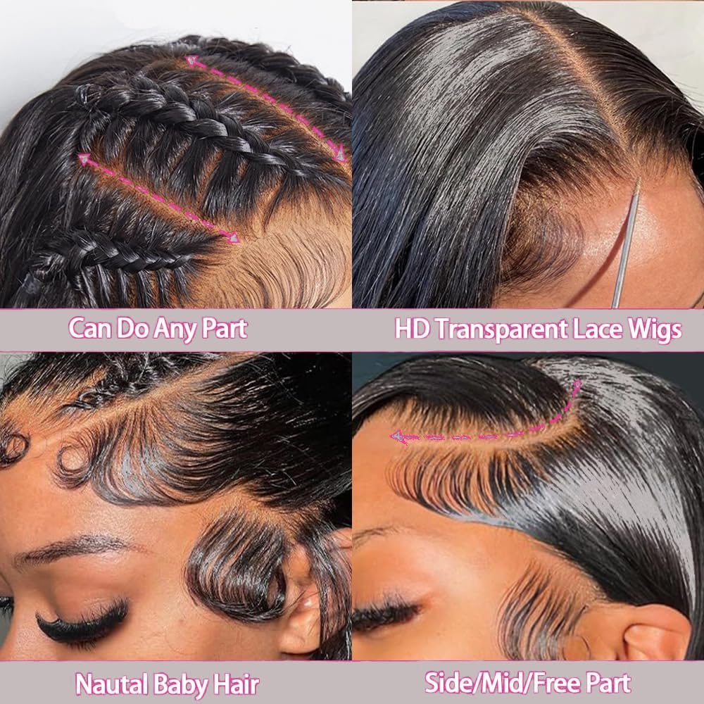 MUNONG straight hair texture close-up showing glossy healthy shine