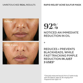 Murad brush applying mask demonstrating smooth coverage benefit