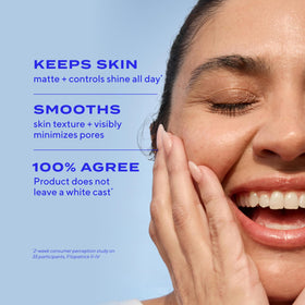 Murad applied during morning routine and layering under makeup
