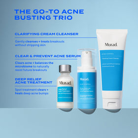 Murad non-foaming cream shown on hand demonstrating gentle clean