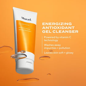 Murad Essential-C gel texture close-up highlighting lightweight hydration