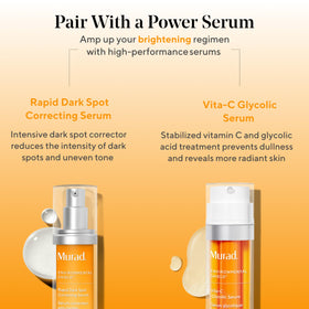 Murad Essential-C Toner next to measuring items showing the 6 fl oz size