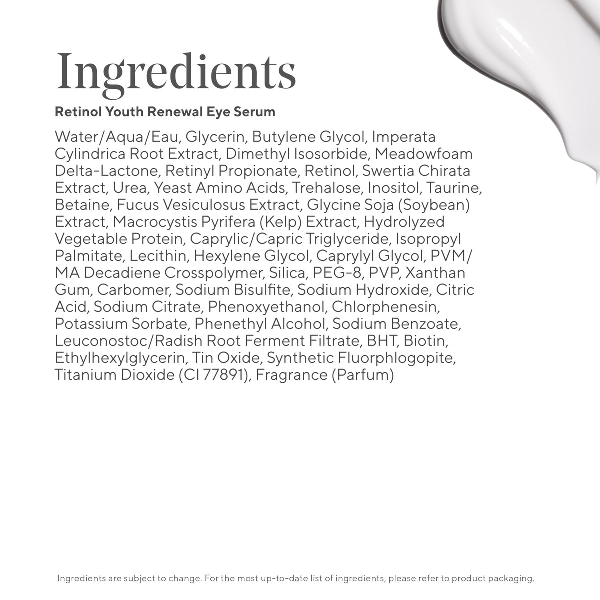 Murad eye area application showing gentle fingertip patting for better absorption