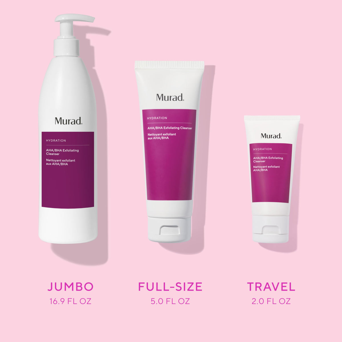 Murad face wash staged in bathroom setting for daily routine benefit
