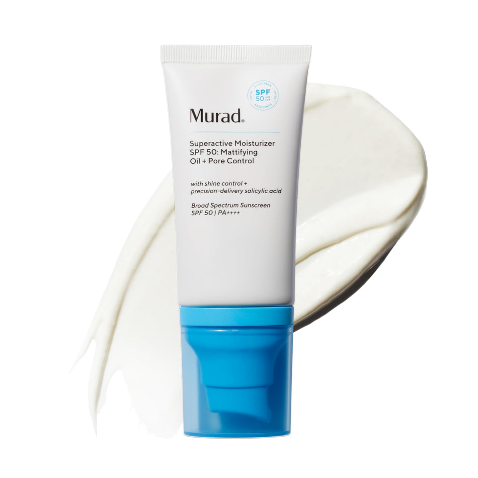 Murad front packaging showing SPF 50 and matte benefits