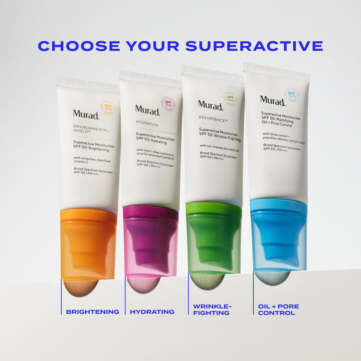 Murad matte finish before and after showing reduced shine