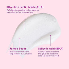 Murad cleanser pumped into hand showing easy application and rinseability