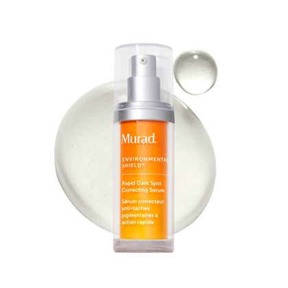 Murad bottle front view showing serum packaging and clear branding benefit: spot correction