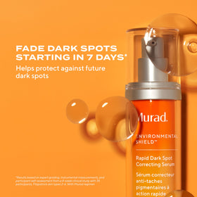Murad serum texture on skin close-up showing lightweight absorbency and brightening benefit