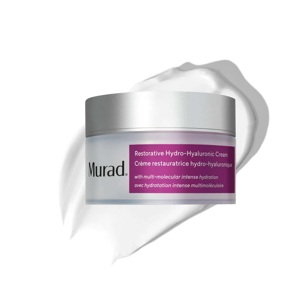 Murad jar front view showing product label and sleek packaging benefit moisturizing clarity