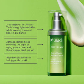 Murad serum dropper with clear texture showing smooth application