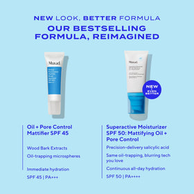 Murad 1.7 fl oz bottle shown in hand for size and portability