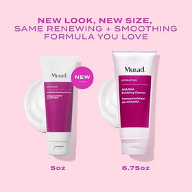 Murad tube beside hand for size and scale to aid purchase decision