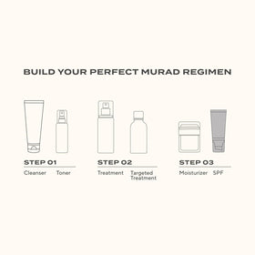 Murad size comparison next to common items showing 1.7 fl oz portability