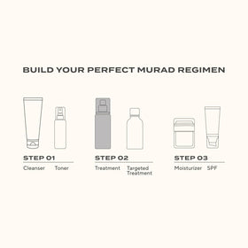 Murad before and after comparison suggesting brighter, more even-looking skin