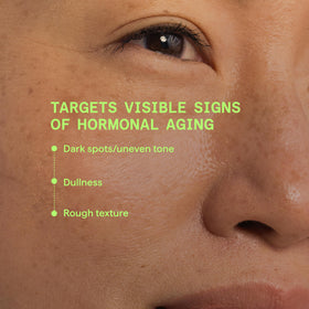 Murad bottle label closeup highlighting ingredients and formulation benefits