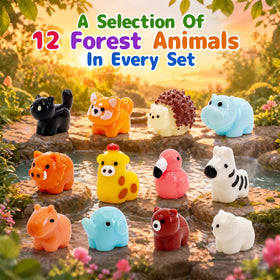 MURAN SHOWER revealed surprise animal toy extracted from a dissolved bath bomb for collecting