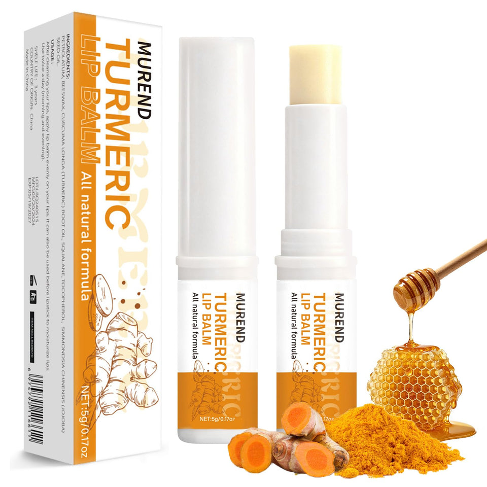 MUREND front view of two balm tubes showing compact packaging and travel-ready benefit