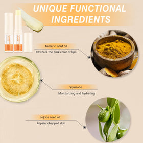 MUREND applying balm to lips demonstrating immediate hydration and comfort benefit