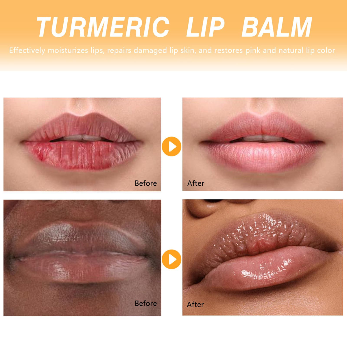 MUREND open tube showing balm tip and cap detail for easy application benefit