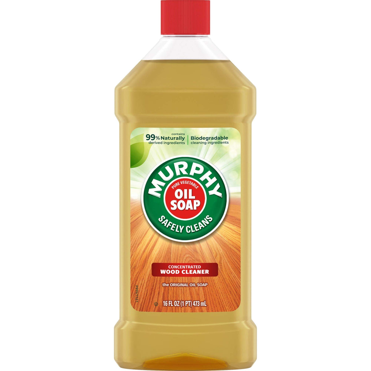 Murphy bottle front packaging showing label and screw-top for secure storage