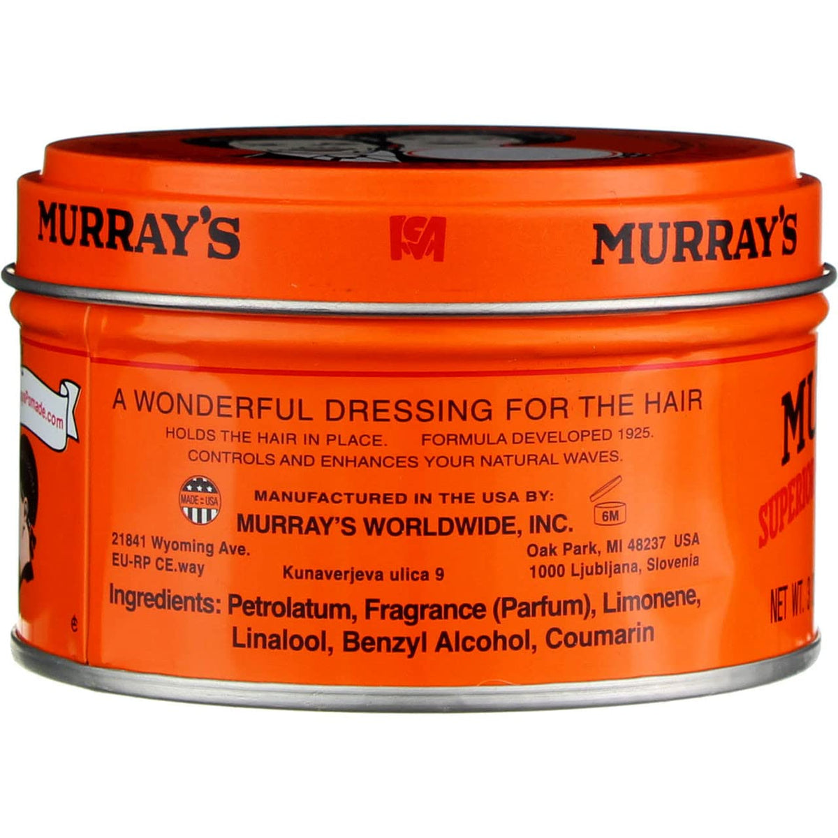 Murrays pomade on palm ready to apply for smooth even distribution benefit