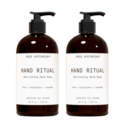 Muse Apothecary front packaging showing bottle and label, elegant daily ritual