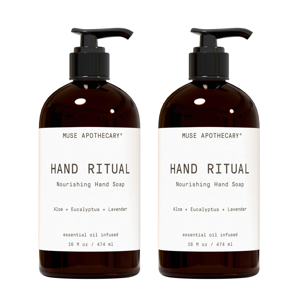 Muse Apothecary front packaging showing bottle and label, elegant daily ritual