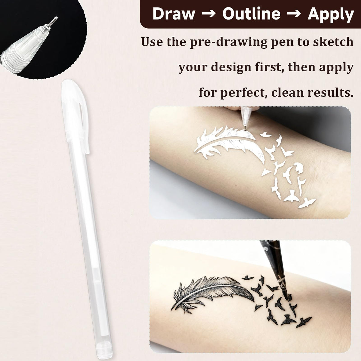 MuseLuxe 100 reusable stencils spread showing design variety and reusability