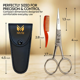 MUSI close-up of pointed blades highlighting precision trim capability