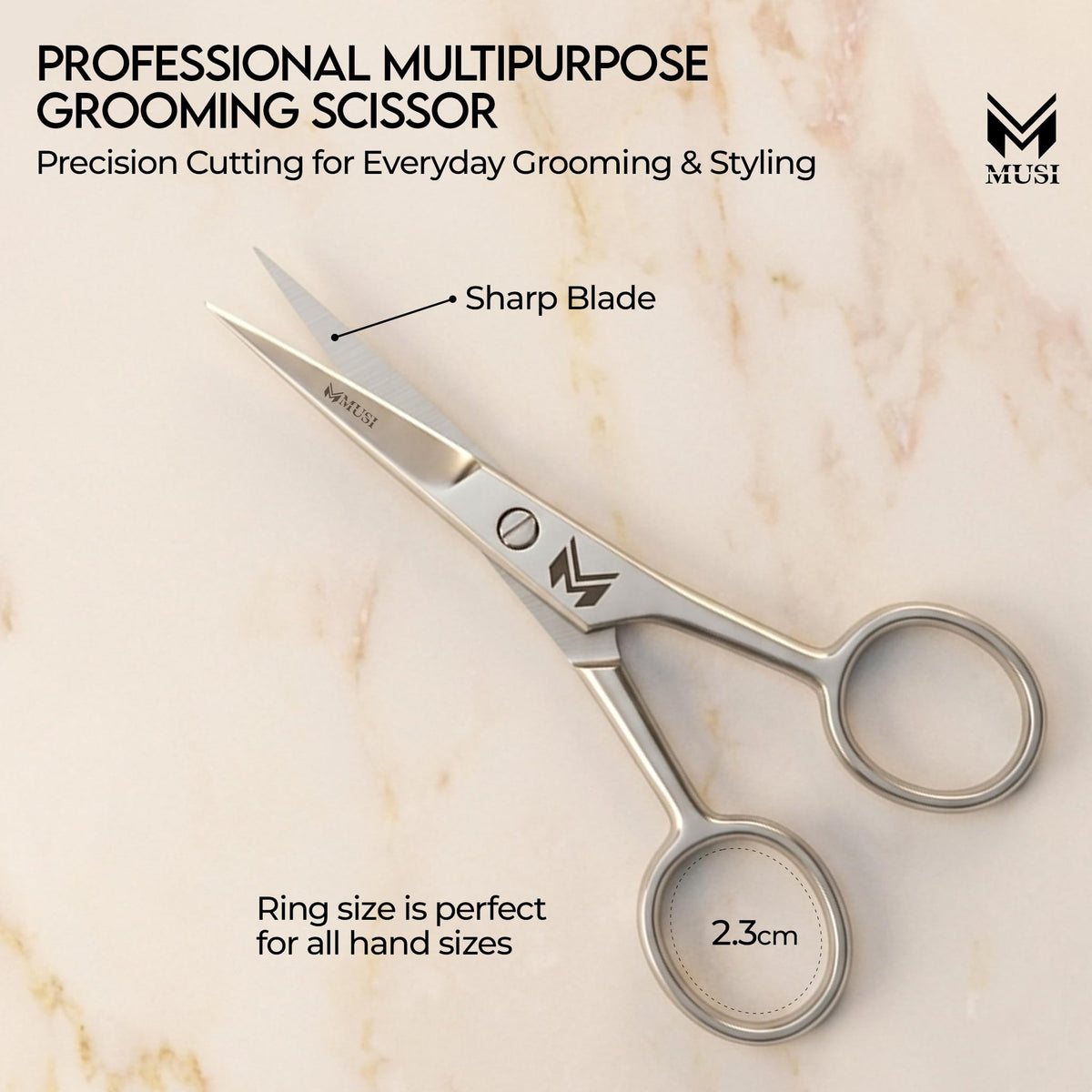 MUSI held in hand to show scale and easy control during shaping