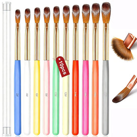 MUSILAN front view of 10-piece brush set showing included sizes and packaging, easy selection