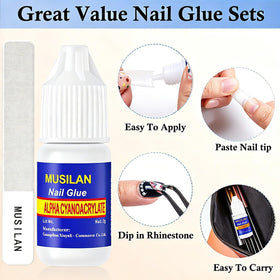 MUSILAN close-up single bottle showing precise applicator and control