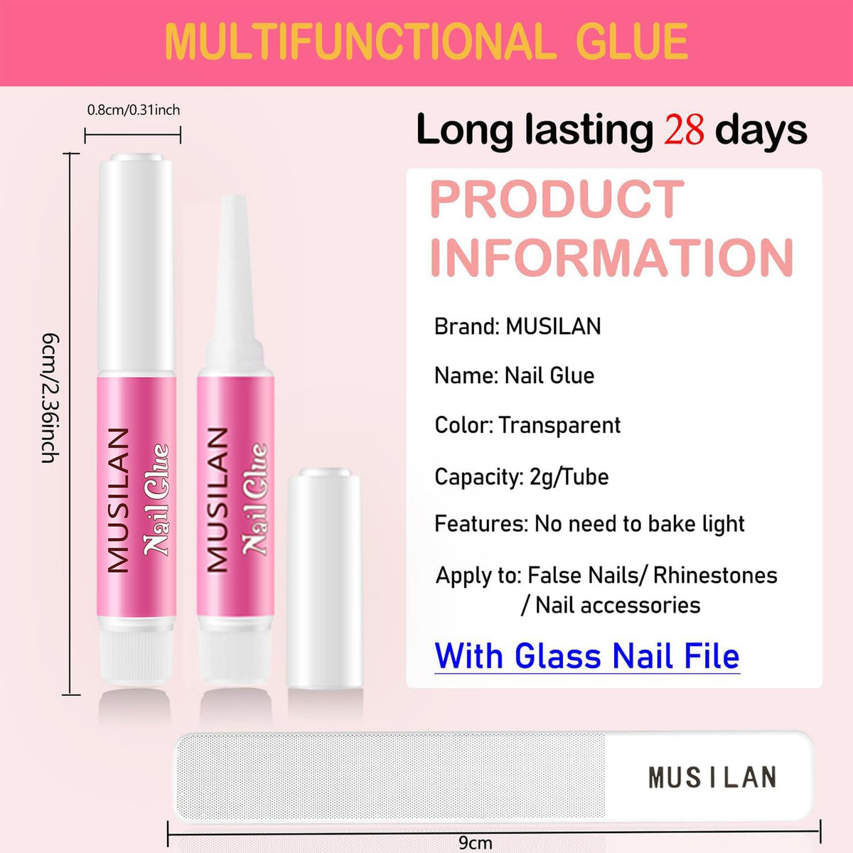 MUSILAN single tube close-up highlighting precise nozzle and control