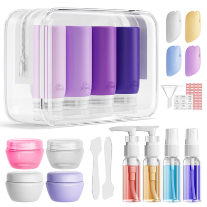 Muslish front packaging showing full 21-piece set and pouch for organized travel