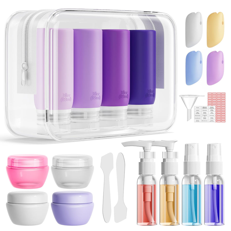 Muslish front packaging showing full 21-piece set and pouch for organized travel