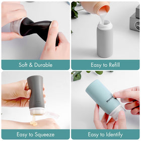 Muslish silicone texture close-up demonstrating soft squeezability benefit