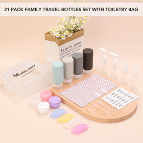 Muslish travel bag in luggage lifestyle image showing organized packing convenience