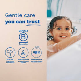 Mustela label close-up featuring Avocado Perseose and protective benefit