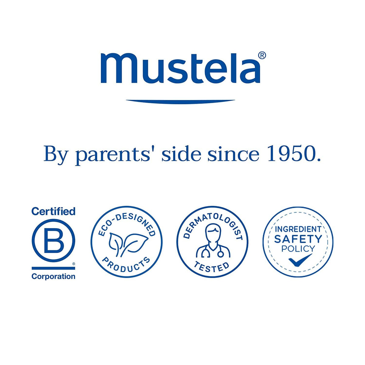 Mustela family at the beach using spray for water-resistant protection