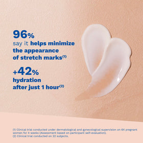Mustela cream texture closeup highlighting smooth, fast-absorbing formula