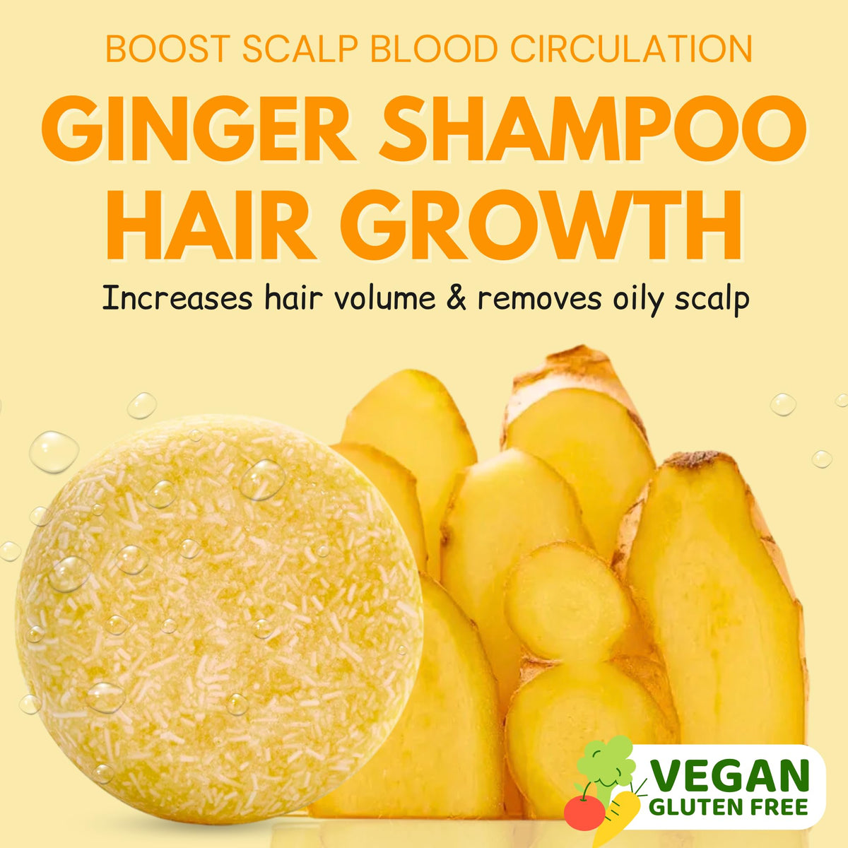 Muun ginger bar close-up texture highlighting concentrated extracts