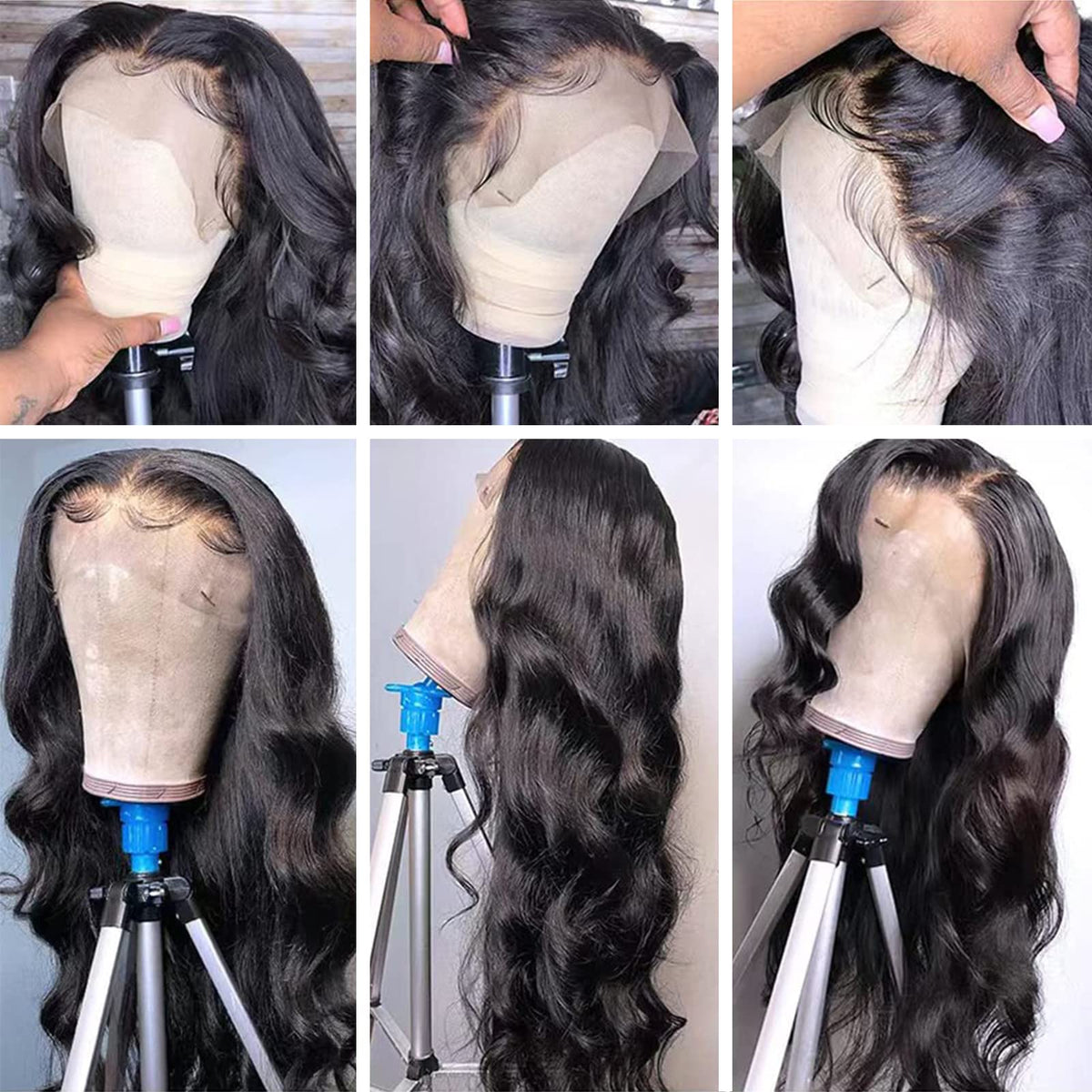 MUZOJET wig cap interior with combs and straps for secure glueless hold