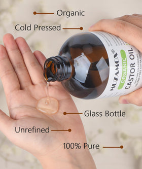 MUZAMOX oil droplet on fingertip showing pure texture benefit