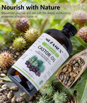 MUZAMOX applied to scalp during massage to nourish hair benefit