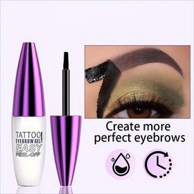 MVC before and after brows demonstrating fuller natural-looking eyebrow tint