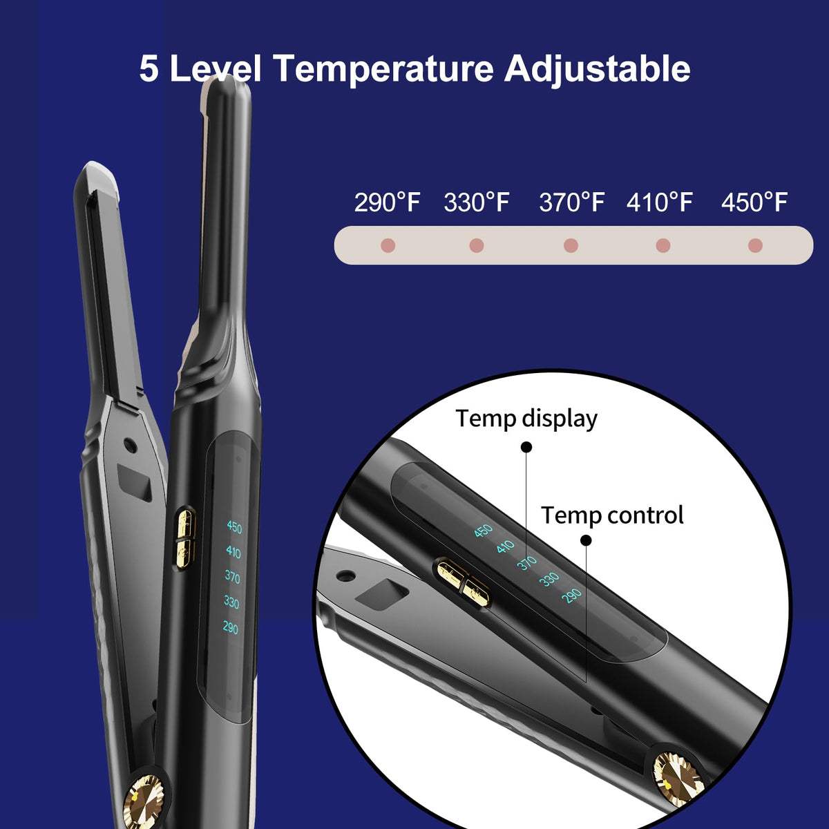 mvxitanny styling bangs with pencil flat iron for precise edge control